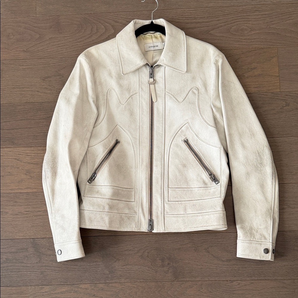 Coach Western Leather Jacket size 44